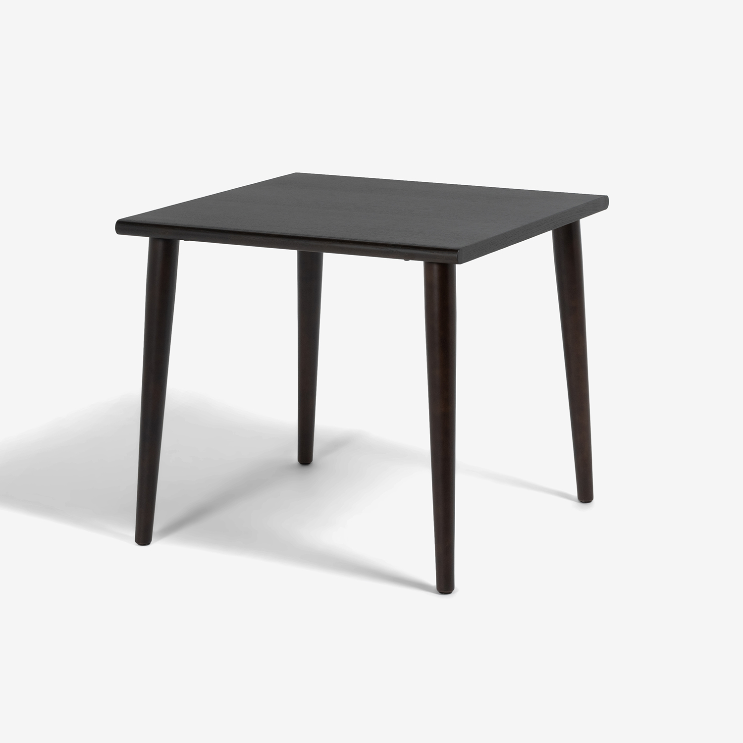 ダイニングテーブル「ユノ3」幅80cm レッドオーク材 ダークブラウン色 丸脚 | 大塚家具 オンラインショップ