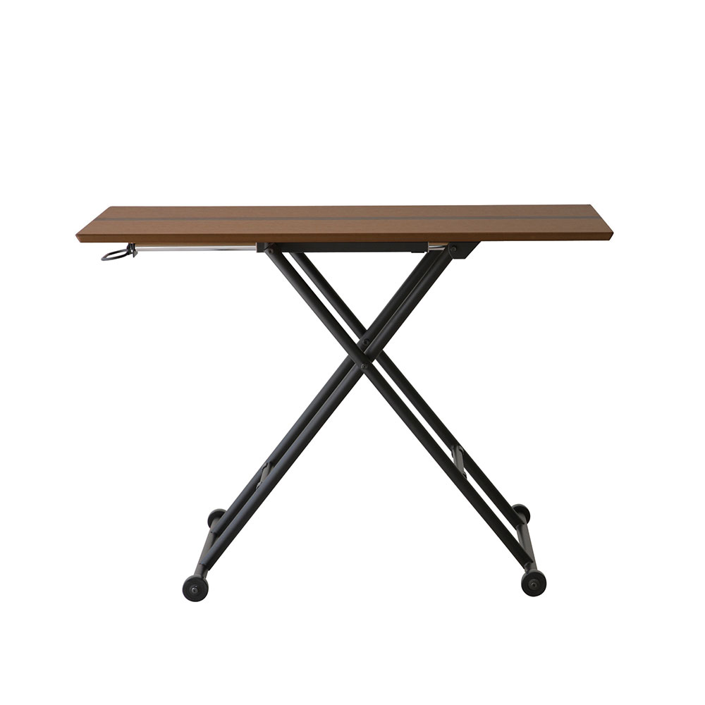 リフティングテーブル「ロジカ RLT-4510」ダークブラウン色 | 大塚家具