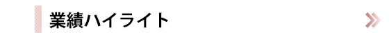 業績ハイライト