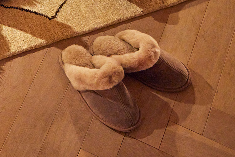 ムートンスリッパ