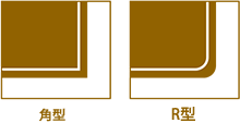 天板 角形状