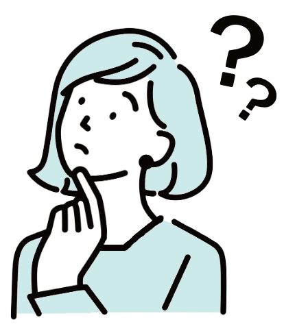 悩んでる女性のアイコン画像