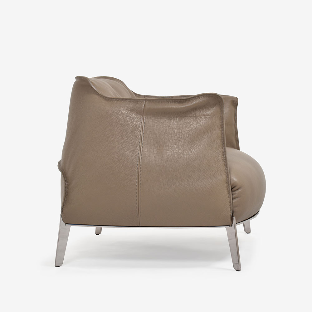 PoltronaFrau（ポルトローナ・フラウ）アームチェア「アーチボルドグランコンフォート」革オリーチェ色 #Orice