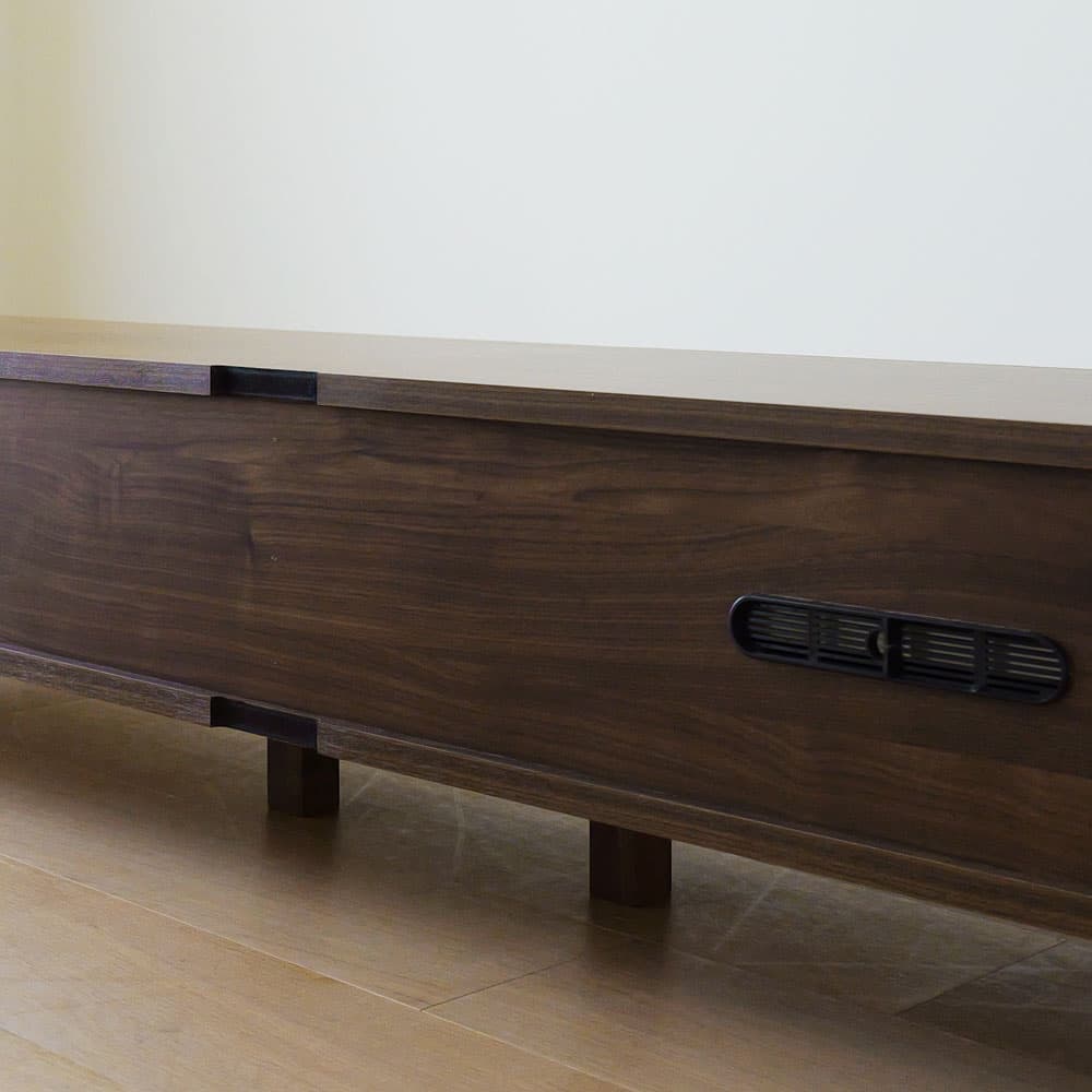 テレビボード「レッチェ」ウォールナット材 扉突板タイプ 全2サイズ