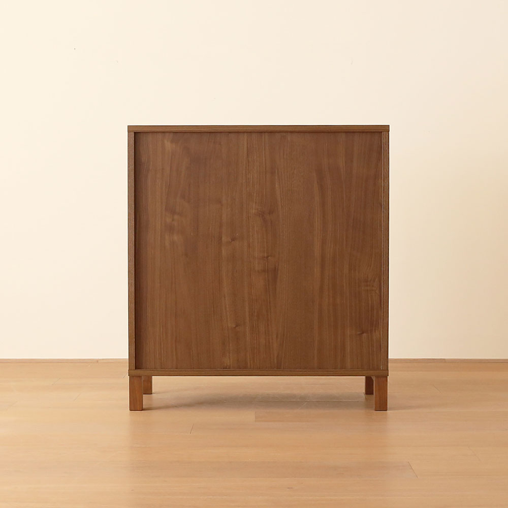 リビングチェスト「レッチェ」幅80cm ウォールナット材