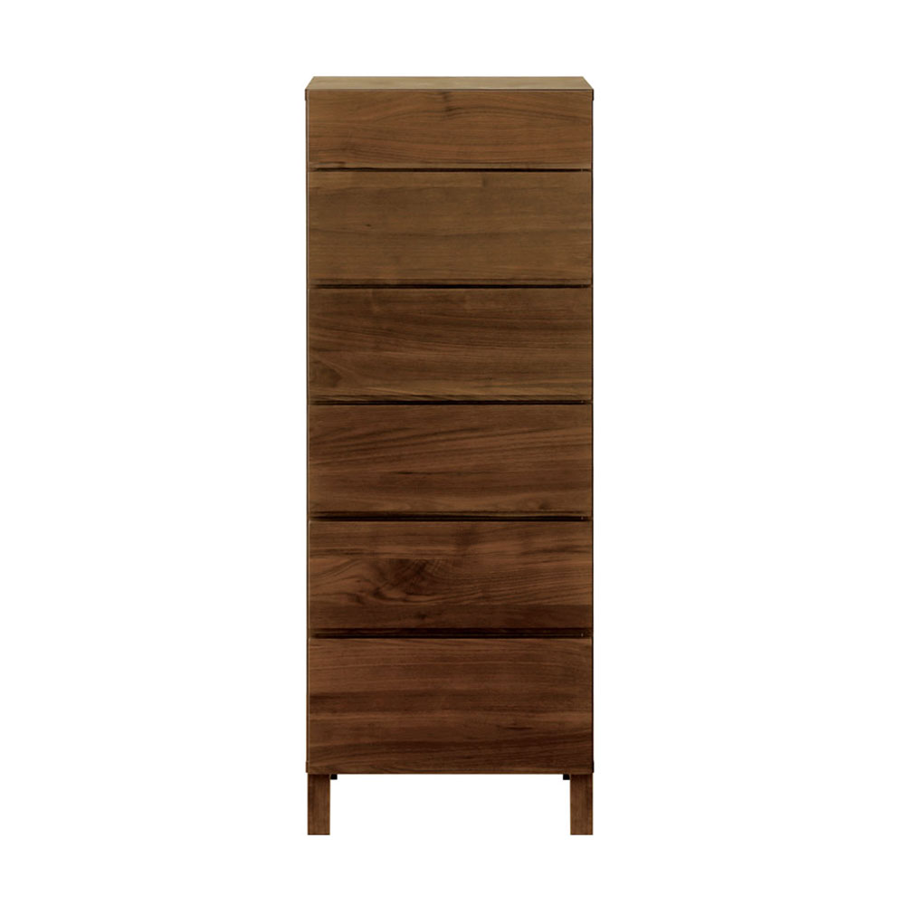 リビングハイチェスト「レッチェ」幅50cm ウォールナット材