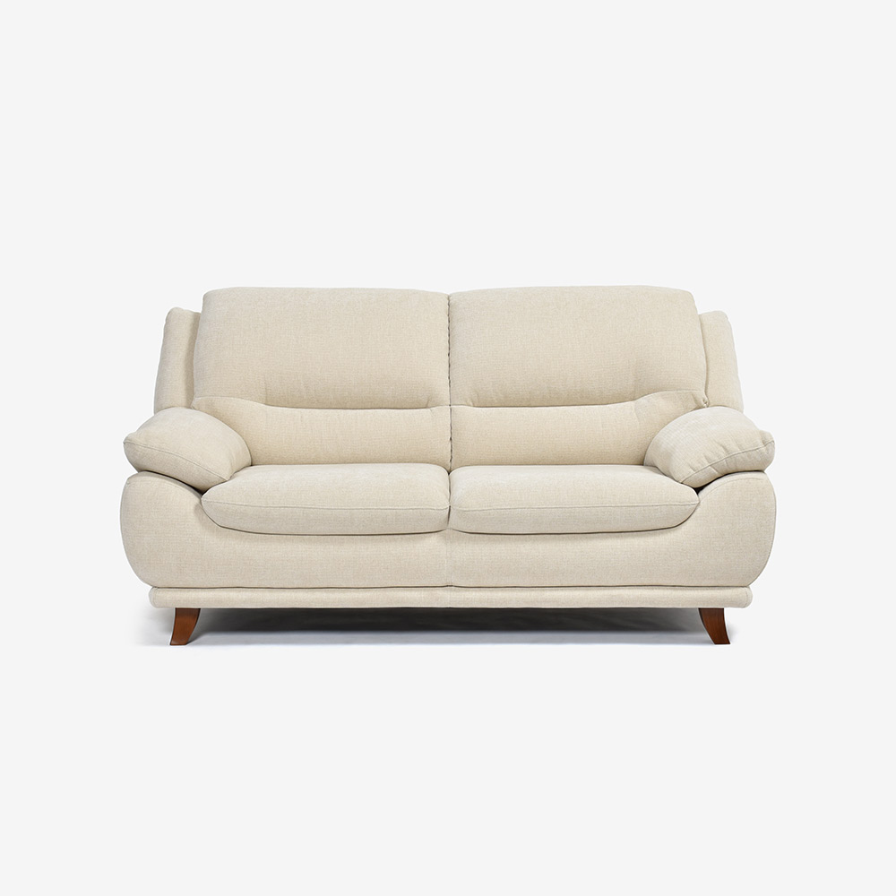 ソファ 2.5人掛け「オースチンKD」幅187cm 布#NDO 09 ベージュ色 脚全6種類