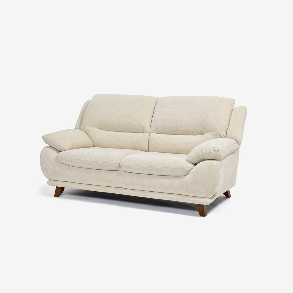 ソファ 2.5人掛け「オースチンKD」幅187cm 布#NDO 09 ベージュ色 脚全6種類