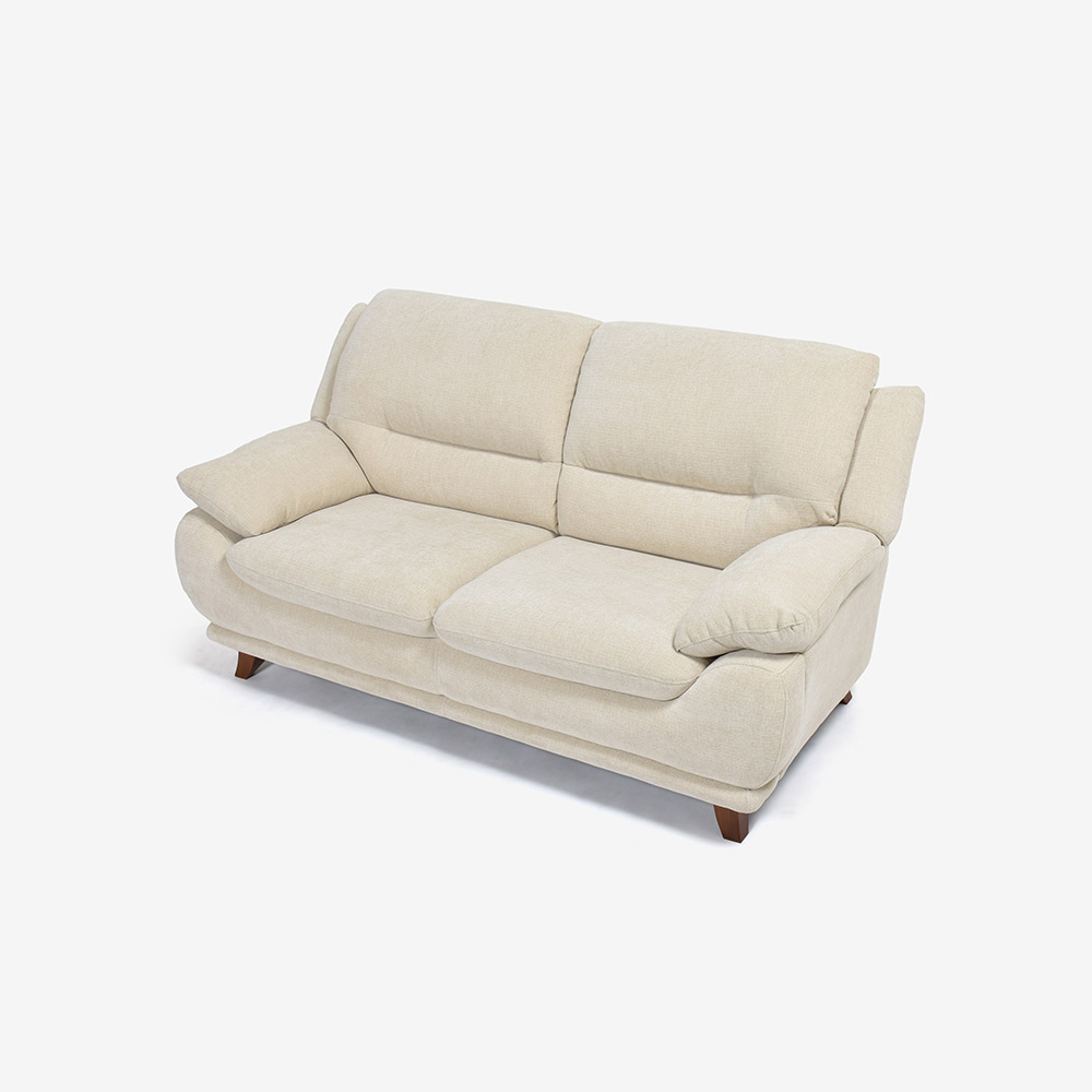 ソファ 2.5人掛け「オースチンKD」幅187cm 布#NDO 09 ベージュ色 脚全6種類