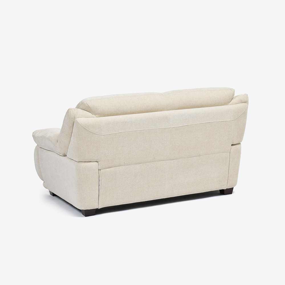 ラブソファ 2人掛け「オースチンKD」幅156cm 布#NDO 09 ベージュ色 脚全6種類