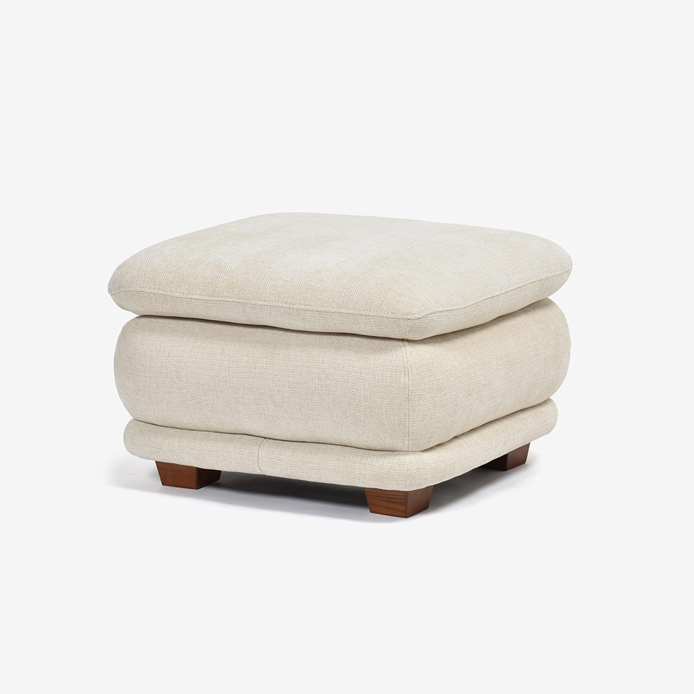 オットマン「オースチンKD」布#NDO 09 ベージュ色 脚全6種類