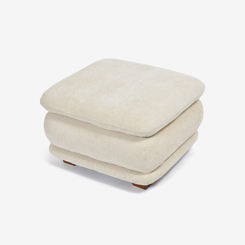 オットマン「オースチンKD」布#NDO 09 ベージュ色 脚全6種類