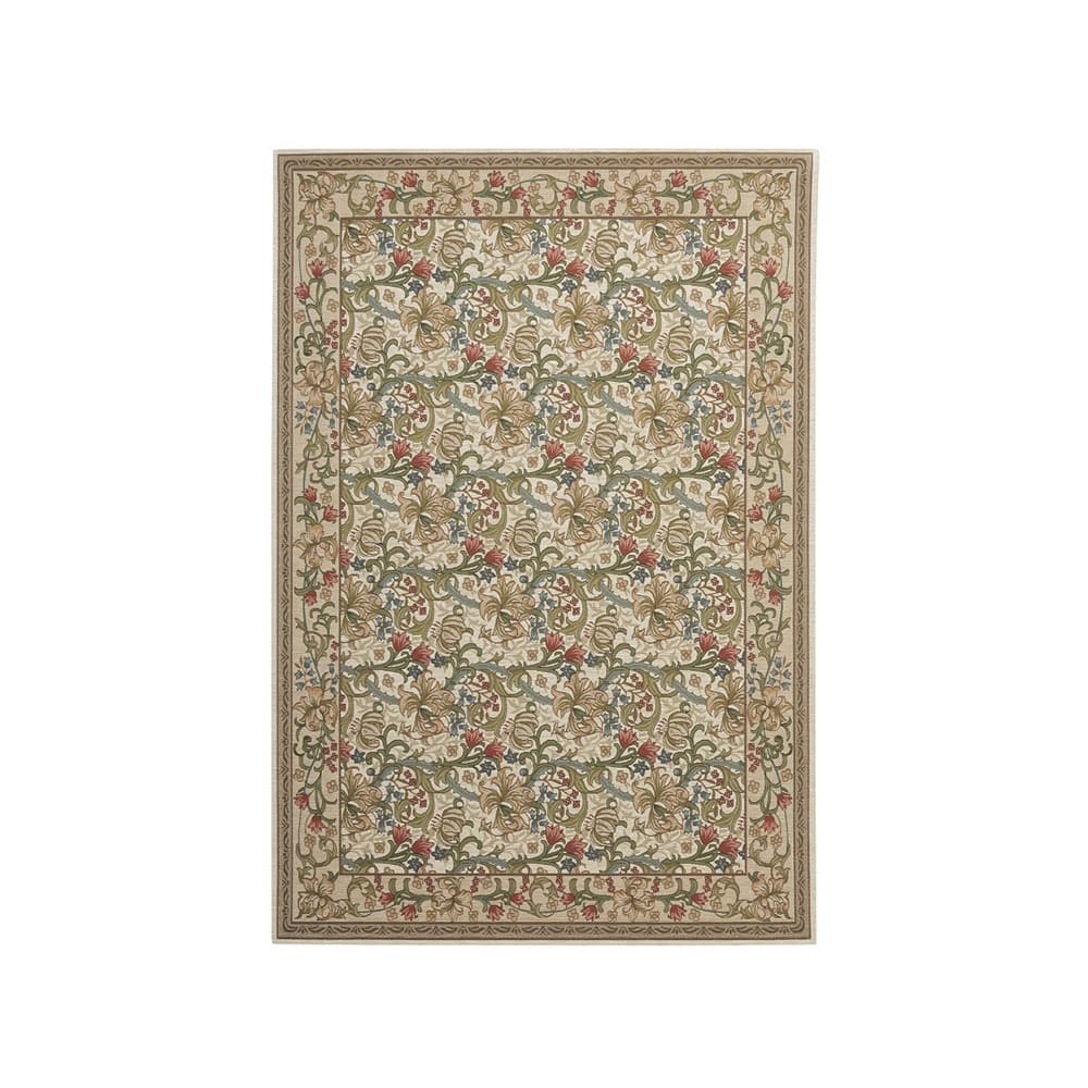 ラグ「ゴールデンリリーマイナー KF1703A」アイボリー 全3サイズ Morris Design Studio(モリス)