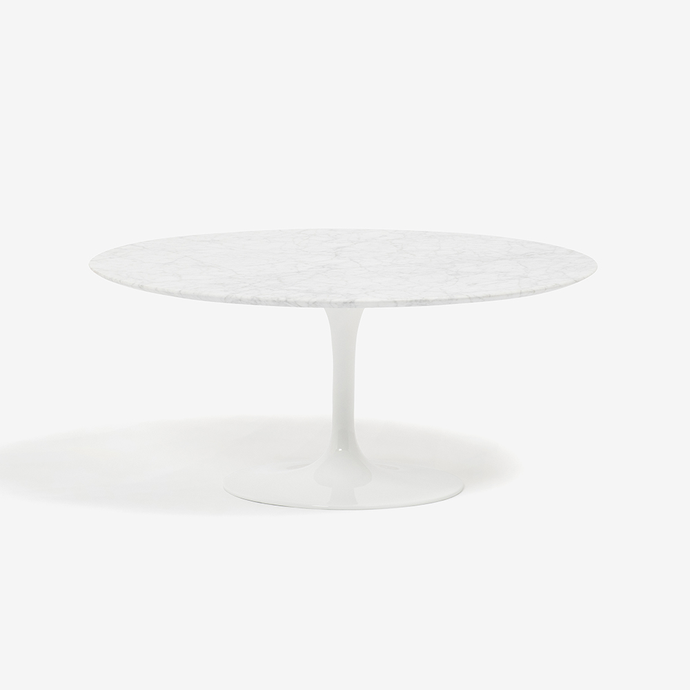 センターテーブル「IM7040」天然石 ホワイトカラーラ