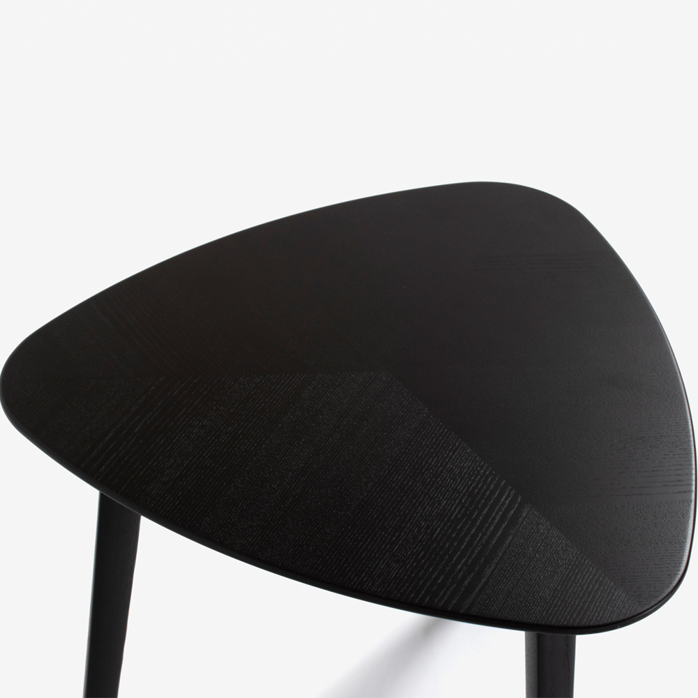 PoltronaFrau（ポルトローナ・フラウ）サイドテーブル 「フィオリーレ ハイタイプ」アッシュ材ダークブラウン色