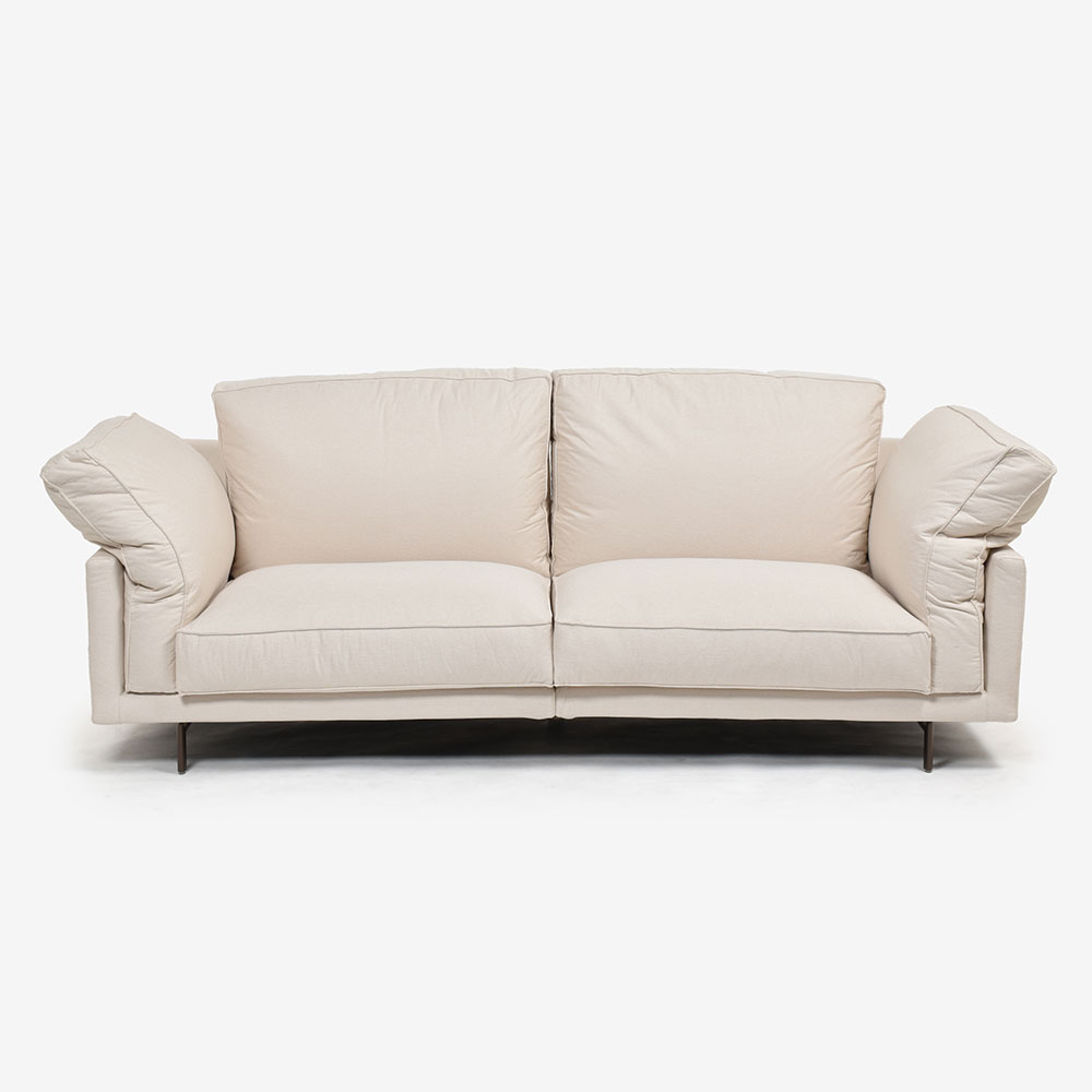 erba（エルバイタリア）ソファ「カモーリ」幅234cm 布アイボリー色 #0ACAPULCO111