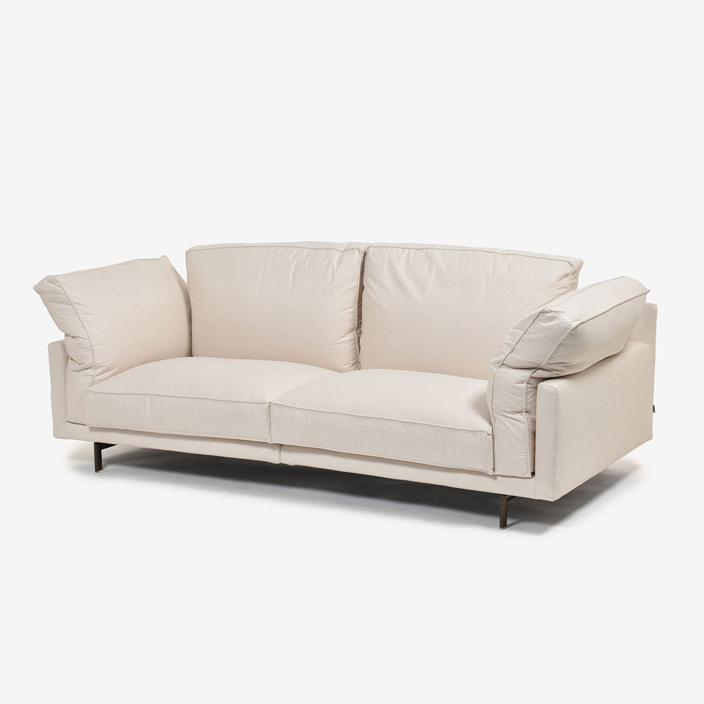 erba（エルバイタリア）ソファ「カモーリ」幅234cm 布アイボリー色 #0ACAPULCO111