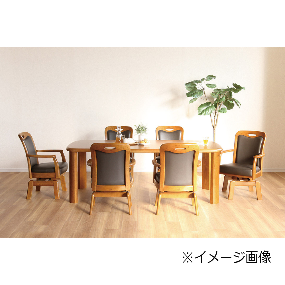 浜本工芸　ダイニングテーブル「DT-1760」ナラ材 ダーク色 全4サイズ