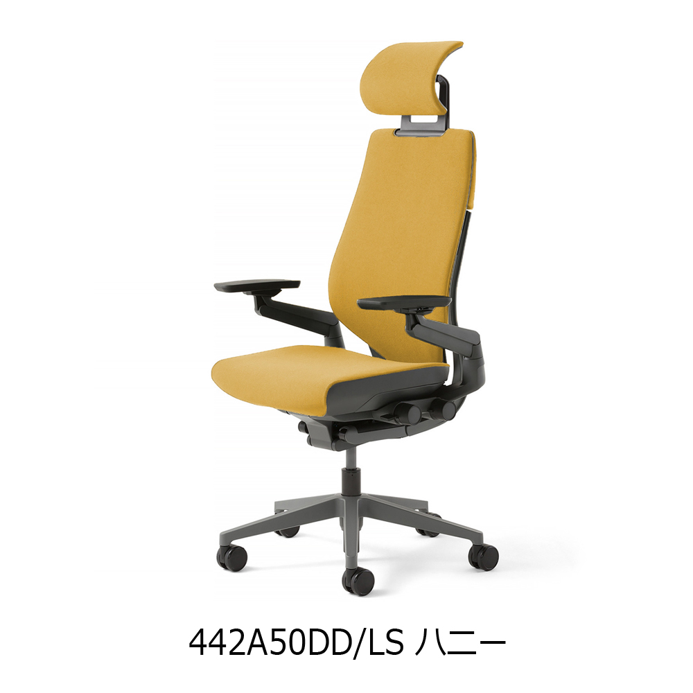 Steelcase（スチールケース）デスクチェア「ジェスチャーチェア」ヘッドレスト付きタイプ 全2色