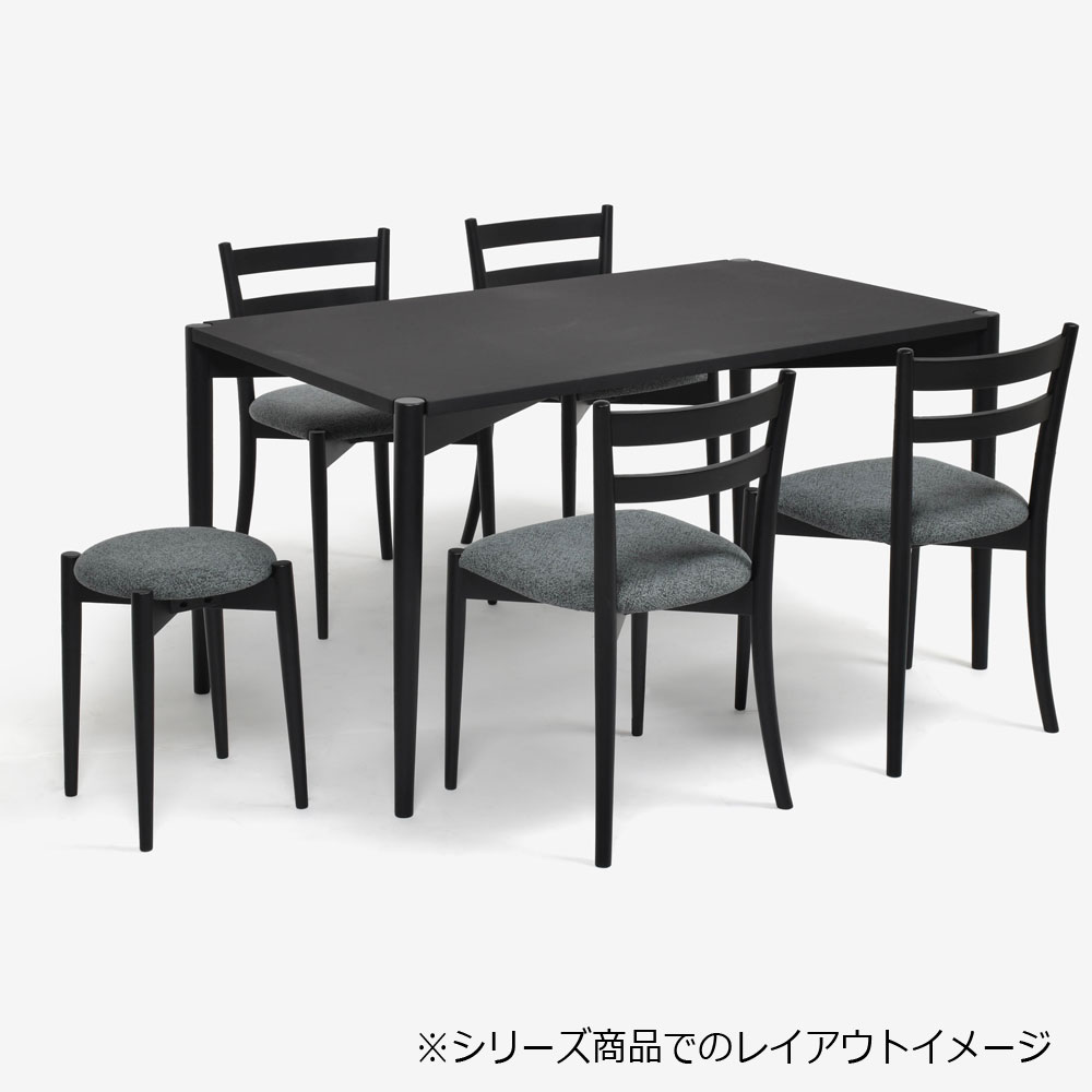 秋田木工　ダイニングテーブル「リュッケ」ブナ材 WLBK色 全2サイズ