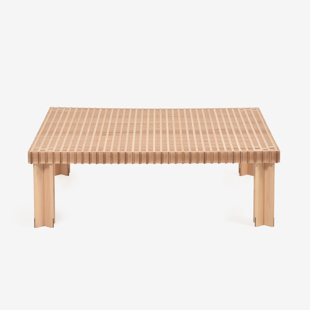 PoltronaFrau(ポルトローナ・フラウ)センターテーブル「キョウト」幅102cm ビーチ材