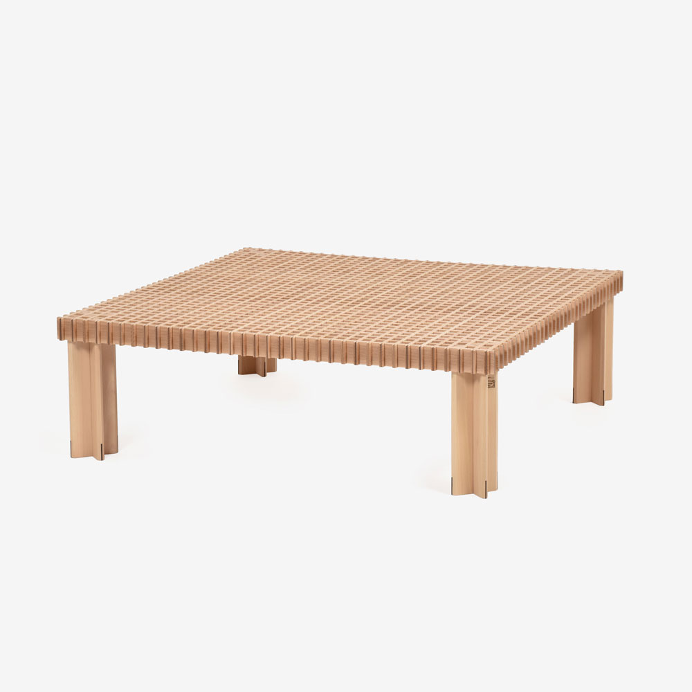 PoltronaFrau(ポルトローナ・フラウ)センターテーブル「キョウト」幅102cm ビーチ材