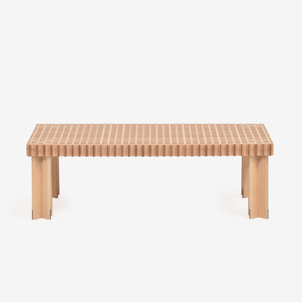 PoltronaFrau(ポルトローナ・フラウ)センターテーブル「キョウト」幅102cm 奥行50cm ビーチ材