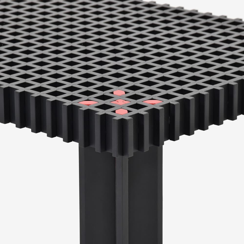 PoltronaFrau(ポルトローナ・フラウ)センターテーブル「キョウト」幅102cm 奥行50cm ビーチ材 ブラック色