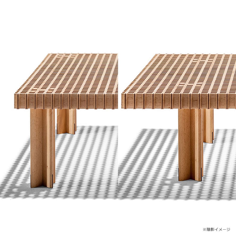 PoltronaFrau(ポルトローナ・フラウ)センターテーブル「キョウト」幅102cm 奥行50cm ビーチ材 ブラック色