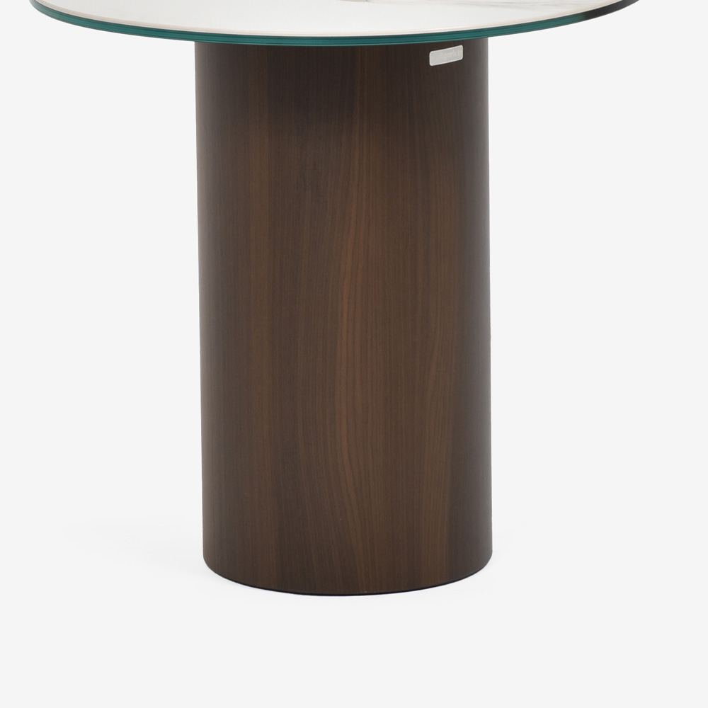 Calligaris(カリガリス)サイドテーブル 「Mushroom CS/5140-A」幅52.5cm 天板セラミック カラカッタ