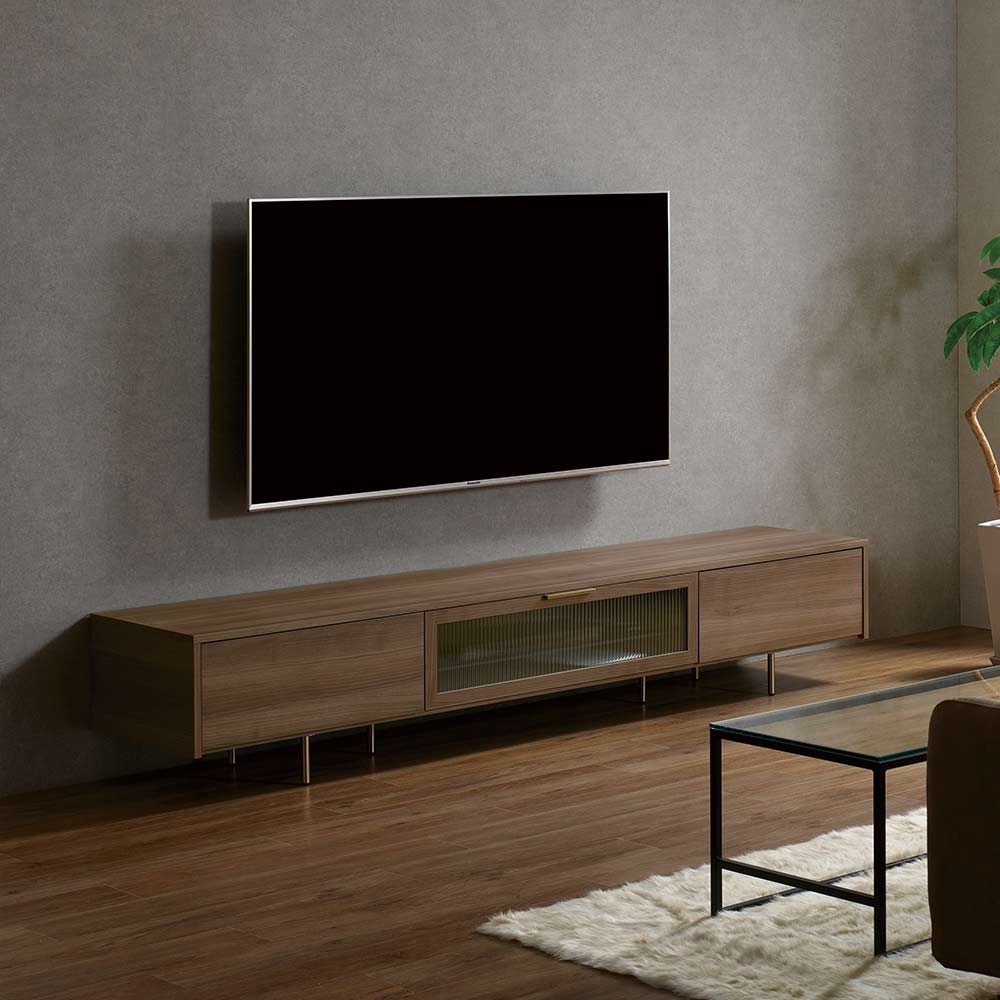 Pamouna(パモウナ)テレビボード「NW-210V」幅210cm 全4色【オンラインショップ限定品】