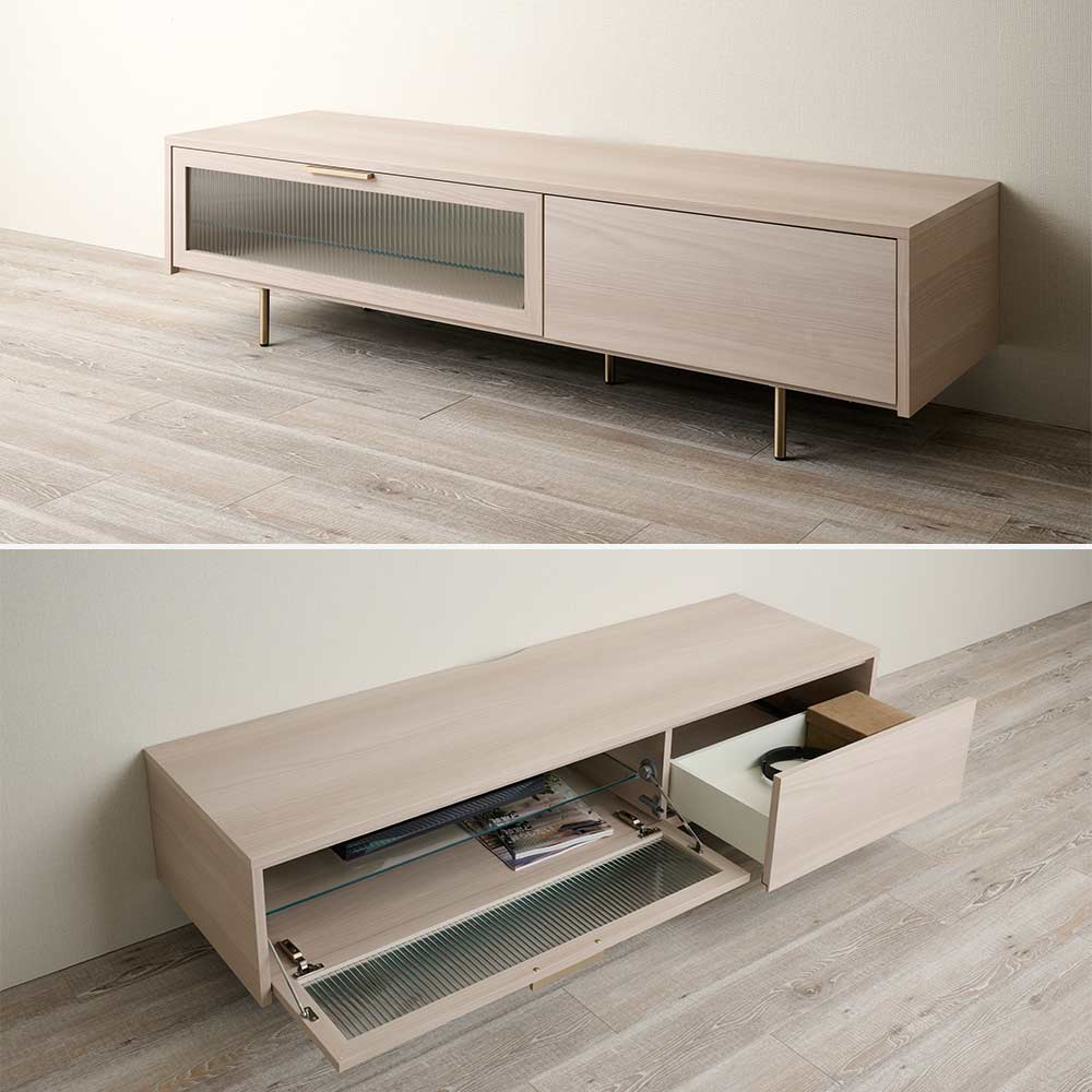 Pamouna(パモウナ)テレビボード「NW-150V」幅150cm 全4色【オンラインショップ限定品】