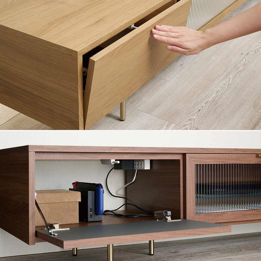 Pamouna(パモウナ)テレビボード「NW-180V」幅180cm 全4色【オンラインショップ限定品】