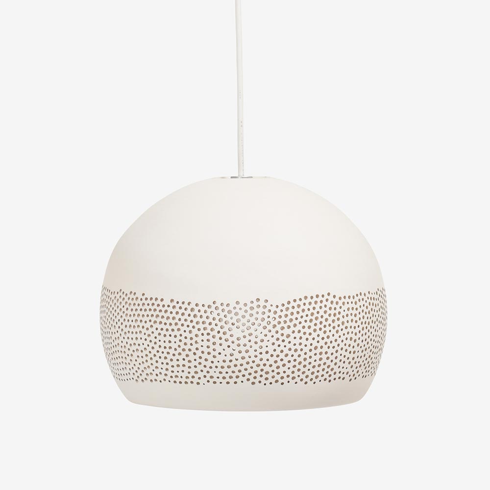 ペンダント「POT-SPONGE RO30WH」直径28cm ランプ別売