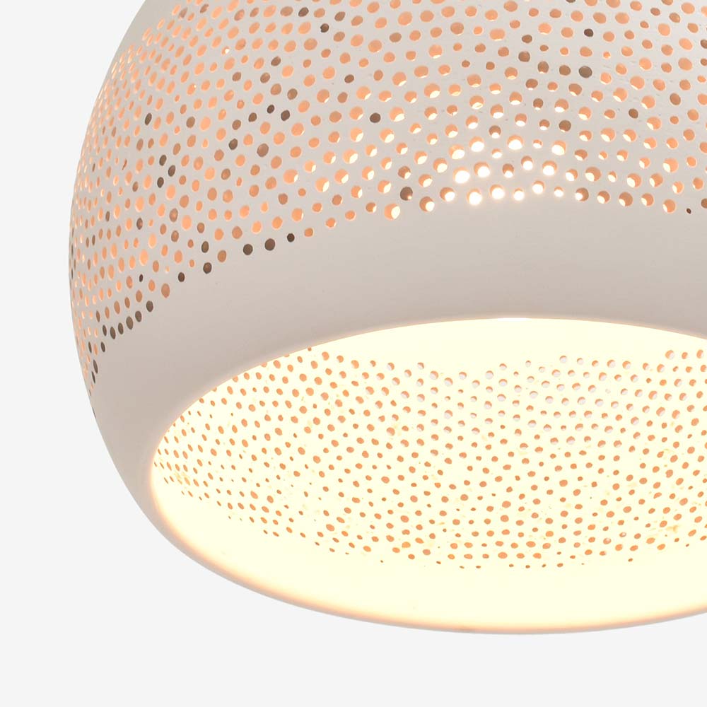 ペンダント「POT-SPONGE RO30WH」直径28cm ランプ別売