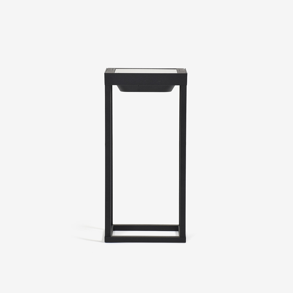 テーブルスタンド「ZAF-Home Solar2-315BK」ポータブルLEDスタンド ソーラー/USB充電式【次回入荷未定】