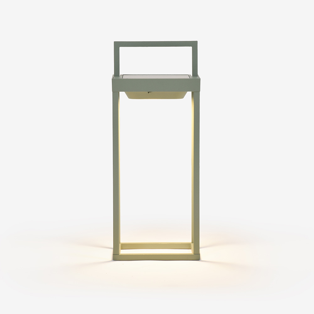 テーブルスタンド「ZAF-Home Solar2-315SG」ポータブルLEDスタンド ソーラー/USB充電式【次回入荷未定】