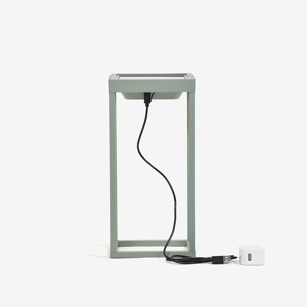 テーブルスタンド「ZAF-Home Solar2-315SG」ポータブルLEDスタンド ソーラー/USB充電式【次回入荷未定】