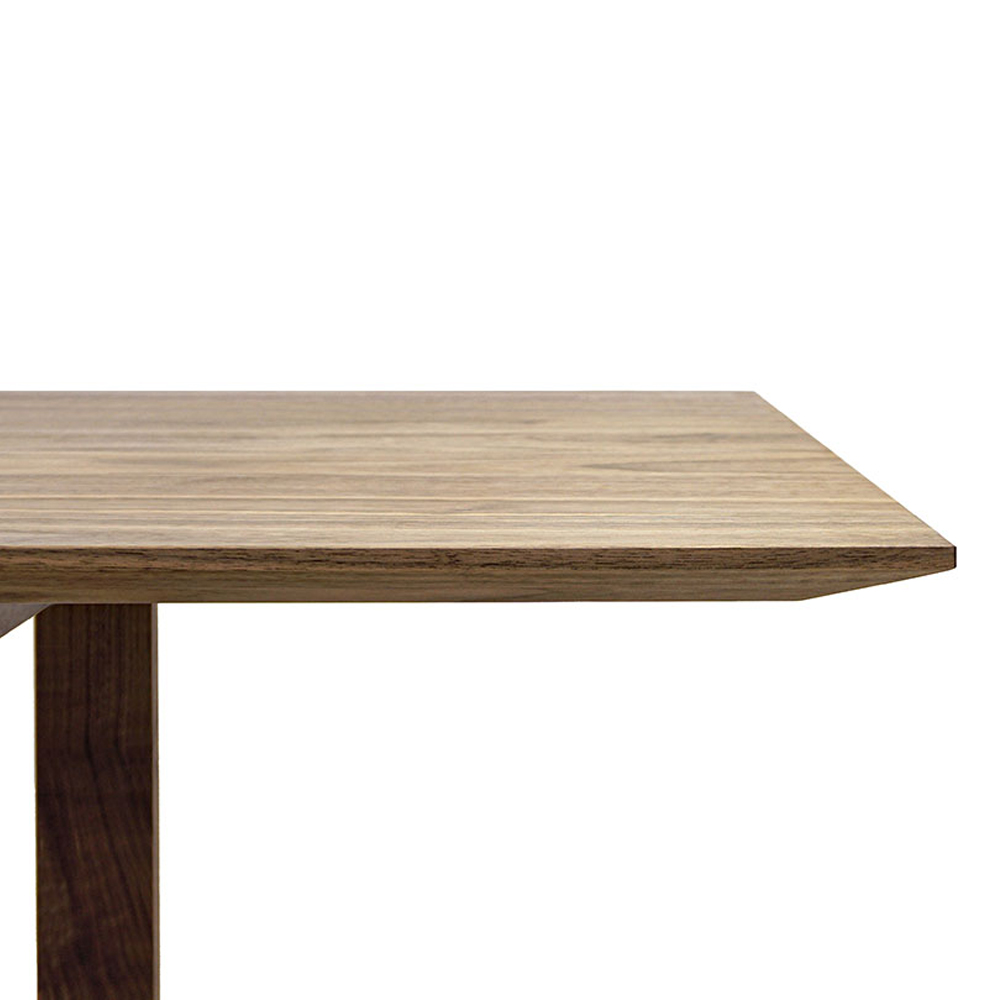 MASTERWAL（マスターウォール）ダイニングテーブル「UT2 ユーティーツー UT2-20090-WN」幅200×奥行90cm ウォールナット材 オイル仕上げ【受注生産品】