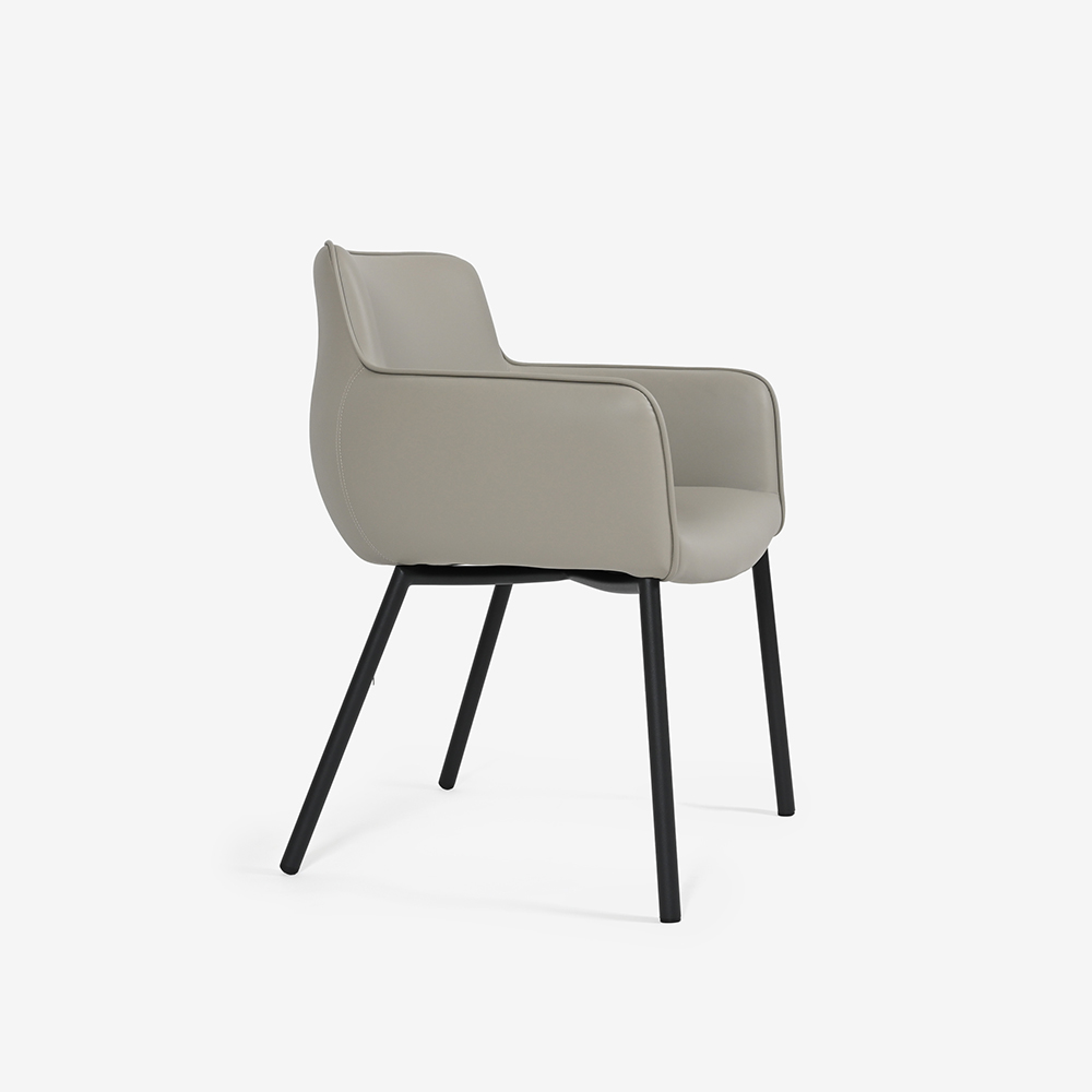 ダイニングセット テーブル「グレイス」セラミック天板 グレー色 全2サイズ+チェア「デリス」4脚セット 全2色