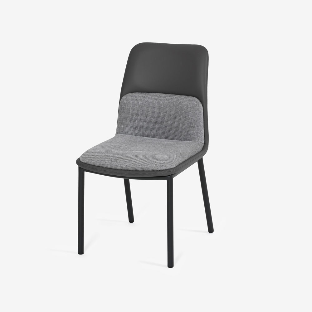 ダイニングセット テーブル「グレイス」セラミック天板 グレー色 全2サイズ+チェア「カロル」4脚セット 全2色