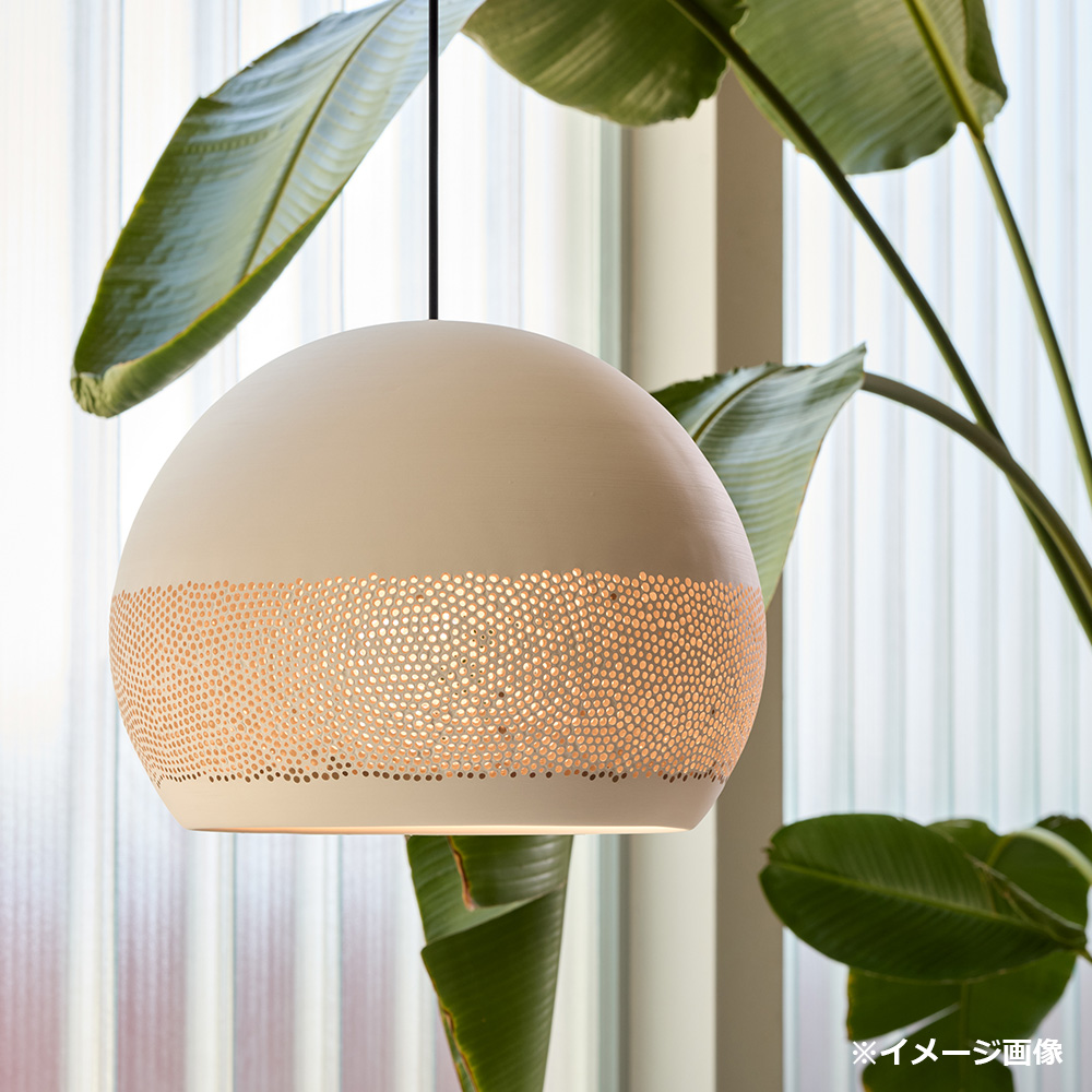 ペンダント「POT-SPONGE RO30WH」直径28cm ランプ別売