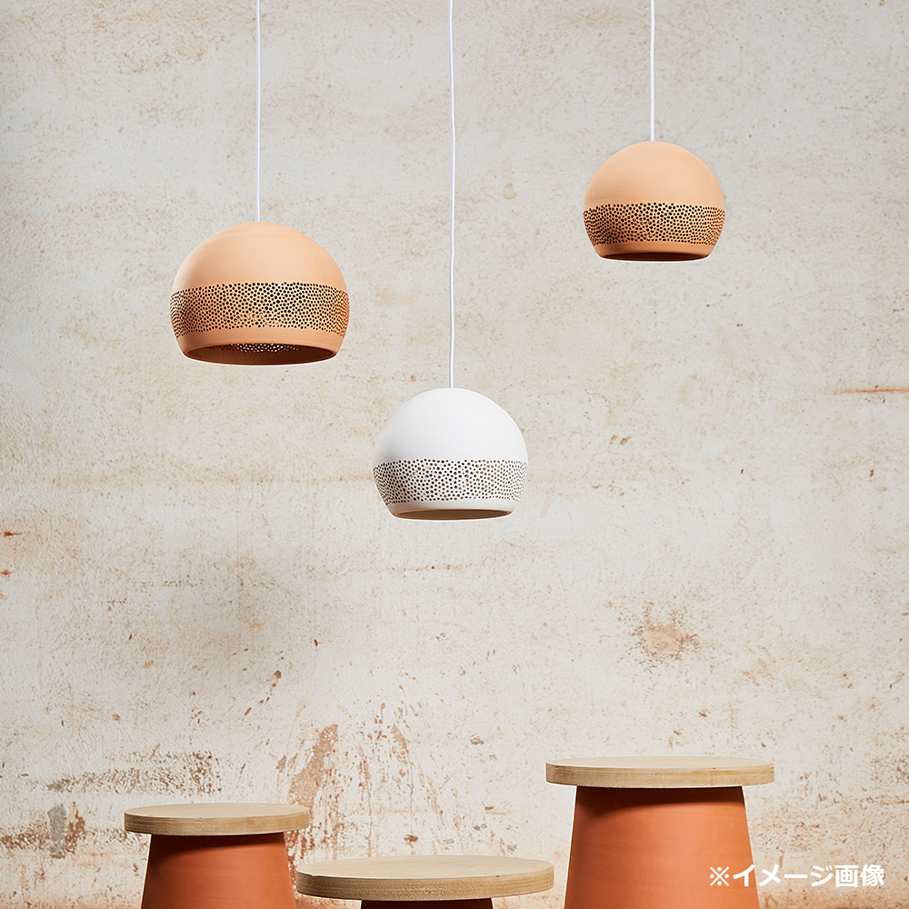 ペンダント「POT-SPONGE RO30WH」直径28cm ランプ別売