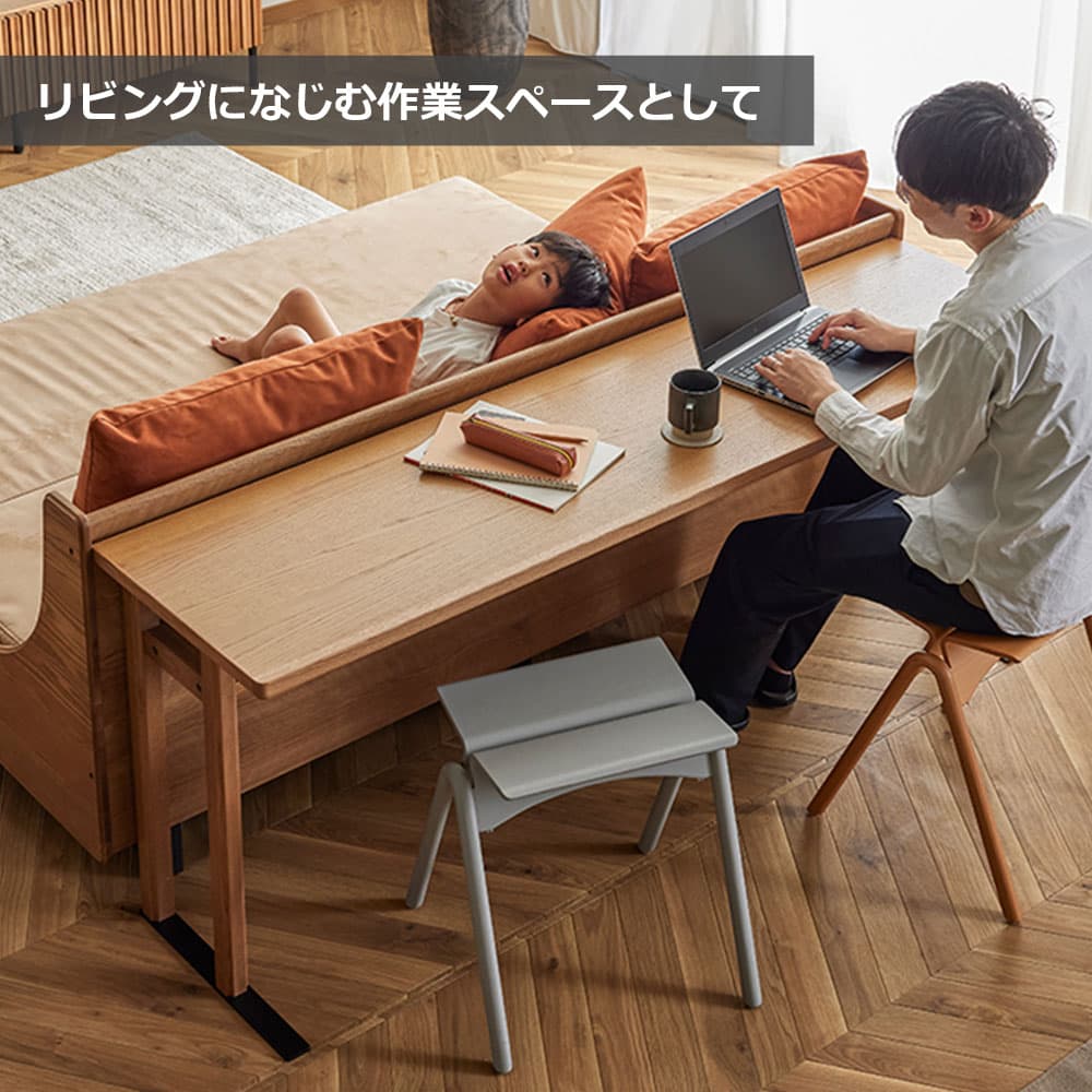 テーブル「MDT-251」幅90cm/幅176cm 全2サイズ オーク材 全2色