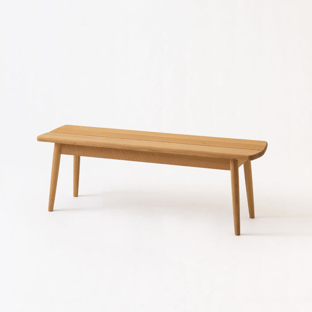 飛騨産業 ベンチ「スタンダードコレクション」幅119cm 全2色【受注生産品】