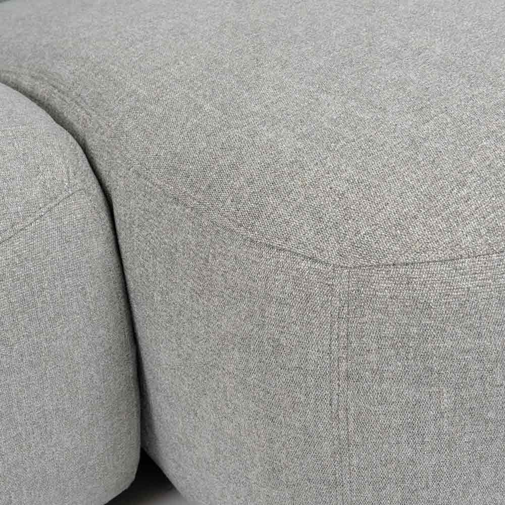 カウチソファ2点セット 向って右カウチ 「カンクン」幅234cm 布#3 HUS12 シェールグリーン色【受注生産品】