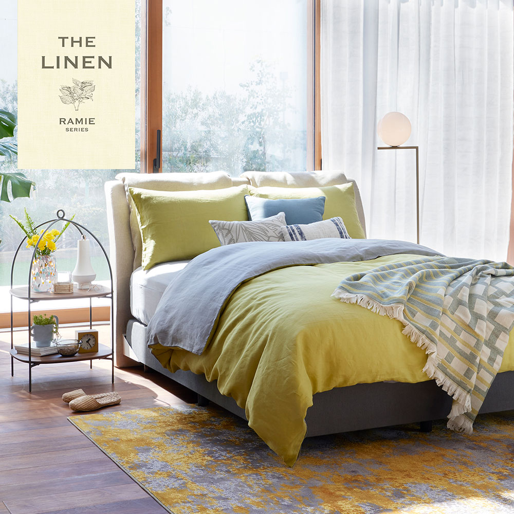 まくらカバー（封筒型）「THE LINEN -RAMIE-（ザ リネン ラミー）」麻 全4色