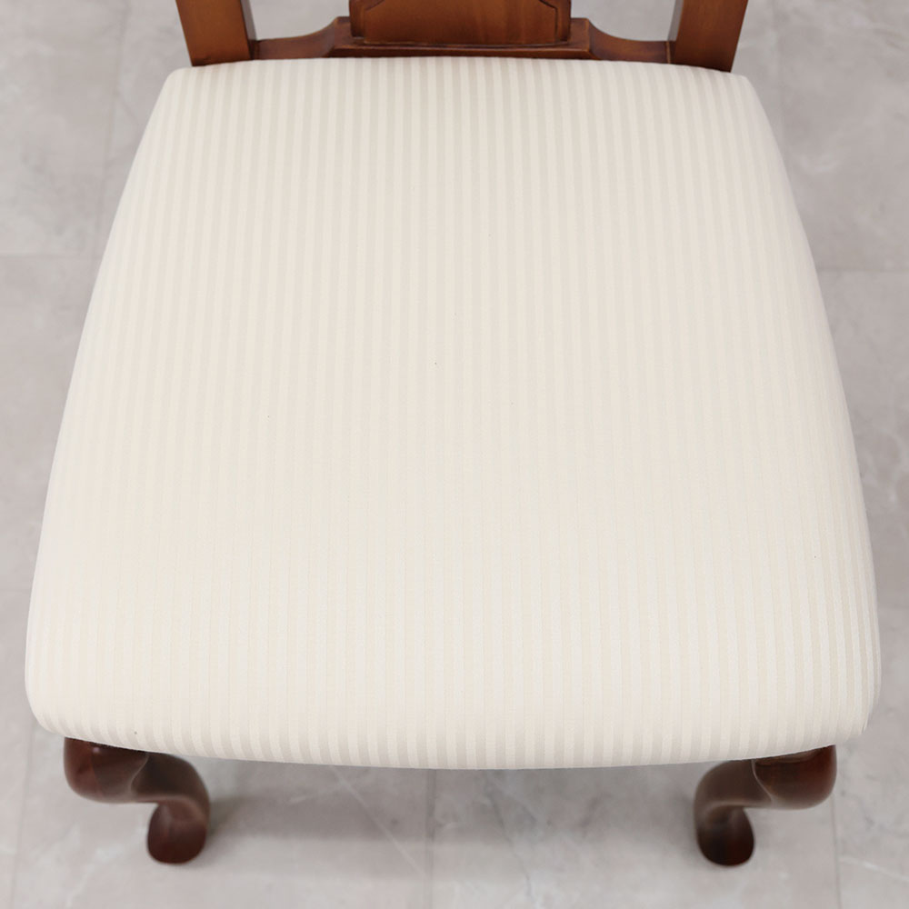 ダイニングチェア(アーム付き)「ブライトン」マホガニー材