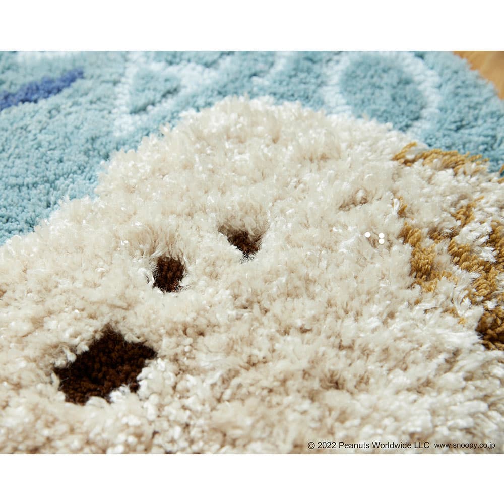 マット「スヌーピー アンディ&オラフマット」 70ｘ45cm PEANUTS（ピーナッツ）