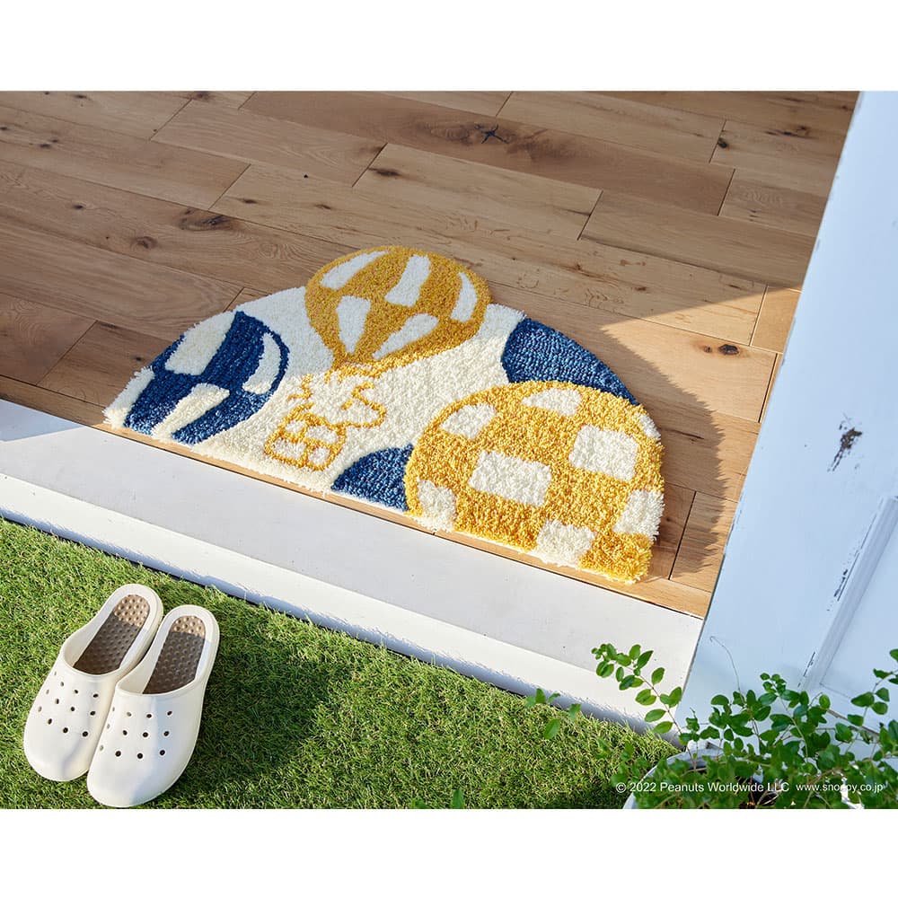 マット「スヌーピー バルーンマット」 70x48cm PEANUTS(ピーナッツ)